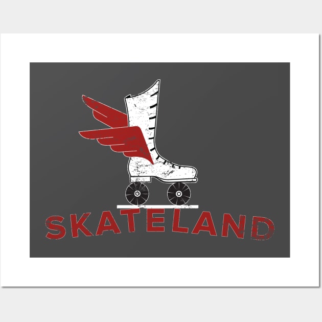 Skateland Wall Art by MindsparkCreative